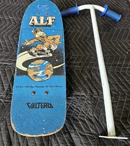 Vintage 1987 Valterra ALF Skateboard / Scooter TV Show Alien Productions - Picture 1 of 16
