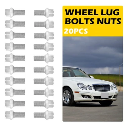 20X Wheel Lug Bolts Nuts 0009904907 For Mercedes Benz C200 C230 C250 C300 C350 D - Image 1 of 4