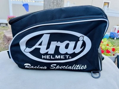 Arai Helmet Storage/Carry Bag/Visor Compartment/Black Color/Insulated - Image 1 of 4