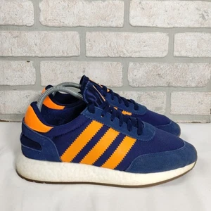 Adidas Navy Orange I 5923 Athletic Shoes Men 10 Streetwear Sneakers - Picture 1 of 10