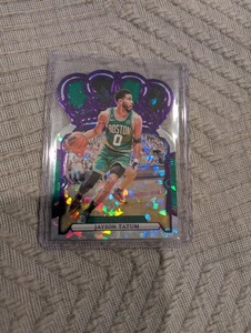 Crown Royale Jayson Tatum #44 2023-24 cristal púrpura/25 troquelado - Imagen 1 de 2