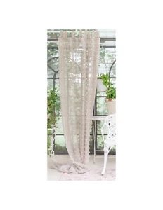 Tenda Puffolina, cm 150x290+10 cm loops, Blanc Mariclo