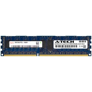 4GB PC3L-10600R REG Supermicro MEM-DR340L-HL07-ER13 Equivalent Server Memory RAM - Picture 1 of 2