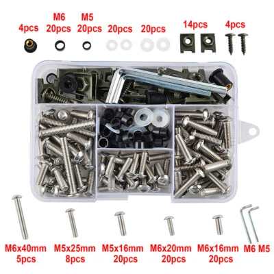 Fairing Bolts Screws For Kawasaki Ninja ZX10R Ninja ZX12R Ninja ZX14 Ninja ZX9R - Image 1 of 4