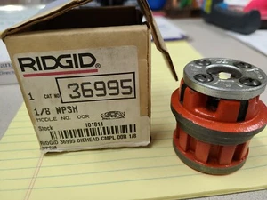 Ridgid 36995 diehead threader 1/8 NPSM New Old Stock - Bild 1 von 1
