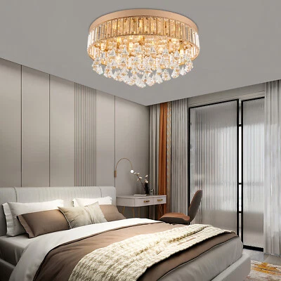 Flush Mount Ceiling Light Ceiling Light Fixture Flush Mount Crystal Chandelier - Image 1 of 4