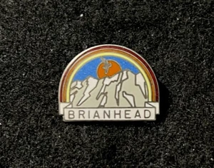 BRIANHEAD Vintage Pin de Esquí Insignia UTAH Resort Solapa de Viaje de Recuerdo - Imagen 1 de 3