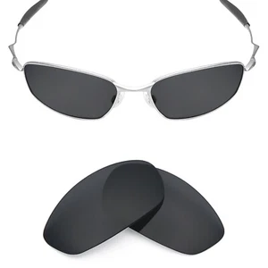hdhut POLARIZED Replacement Lenses for-Oakley Whisker Sunglasses Stealth Black - Picture 1 of 7