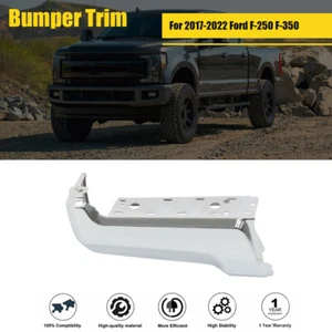 FO1102386 For Ford F-250 F-350 2017-2022 Chrome Steel Rear Bumper Face Bar Left - Picture 1 of 12