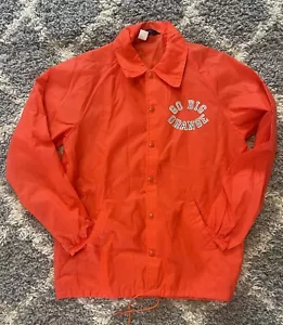 Giacca a vento vintage anni 70 Denver Broncos Champion Go Big arancione allenatori taglia Med - Foto 1 di 11