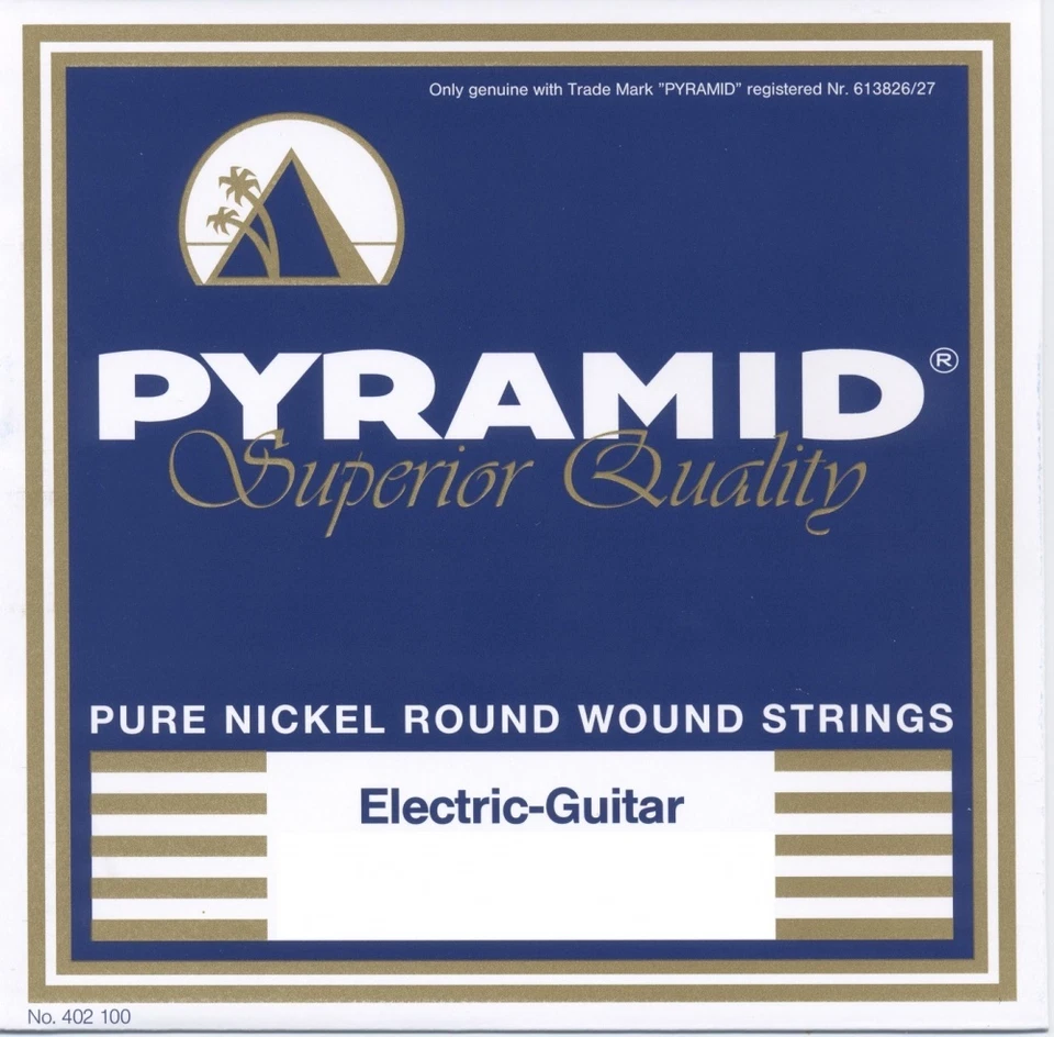 PYRAMID PURE NICKEL ROUND WOUND E-Gitarre Saiten SATZ E-Guitar Strings