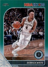 2019-20 Hoops Premium Stock Prizms Green #176 Derrick White