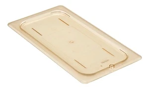 Box of 6 - CAMBRO FOOD PAN COVERS 1/3 GN HIGH HEAT LID AMBER 30HPC150 - Imagen 1 de 4