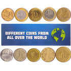 5 DIFFERENT COINS FROM EACH WORLD CONTINENT: EUROPE, ASIA, AFRICA AND AMERICAS