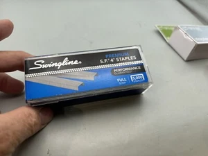 Swingline S.F. 4 Premium Staples, 1/4" Length, 5000/Box+top flight staples +more - Picture 1 of 5