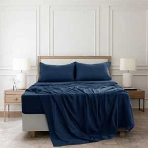 4 Piece Bed sheet set Microfiber Hotel Luxury Ultra Soft Deep Pocket Sheets - Picture 1 of 149