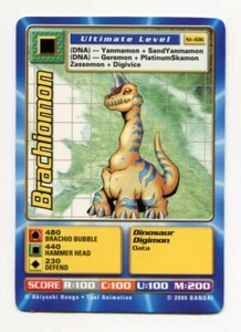 St-106 Brachiomon Digimon Swedish Promo Card TCG Rare Digi-Battle Bandai Played- - Picture 1 of 7