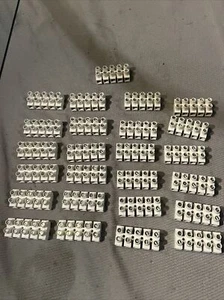 25 WECO Electrical White Connectors Terminal Strips 327-HDS/12 - Picture 1 of 6