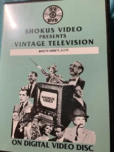 Shokus Video #473 TV Variety Jack Benny DVD R - Picture 1 of 5