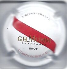 Capsule de champagne  Mumm N°162 Brut blanc barre rouge