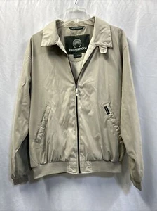 Men's Weatherproof Since 1948 Bomber Jacket Size Med Lt Khaki - Picture 1 of 17