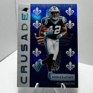 2018 DJ Moore Rookie - Rookies & Stars Crusade Blue RC Panthers - Picture 1 of 3