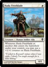 [1x] Hada Freeblade - Foil - Slight Play, English - Worldwake MTG Magic