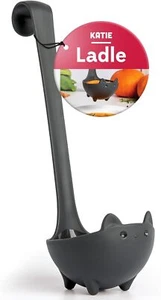Katie Cat Soup Ladle - Halloween Gifts Black Cat, Gothic Gifts, Gifts for Cat Lo - Picture 1 of 7