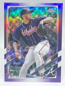 Huascar Ynoa 2021 Topps Chrome Update Purple Refractor #USC56 Rookie Card RC