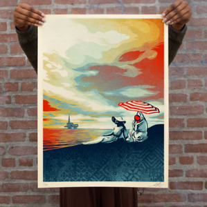 Shepard Fairey (OBEY) - Bliss at the Cliff's Edge - Edition of 550 - 2024