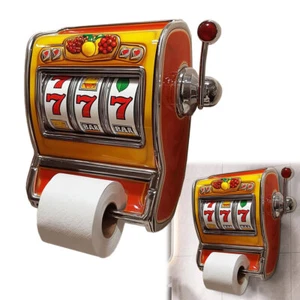Slot Machine Toilet Roll Holder Slot Machine Toilet Roll Holder Retro KU - Picture 1 of 16