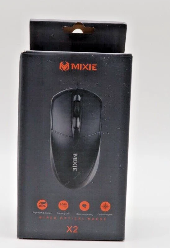 Mouse Optic Usb 3d Mixie X2 Ergonomico 1000 Dpi Laptop PC Brand New - Image 1 of 2