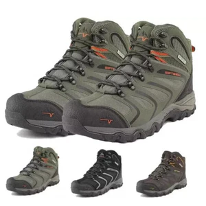 NORTIV 8 Men's Hiking Boots Outdoor Lightweight Waterproof Non Slip Travel Shoes - Picture 1 of 16