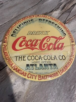 Letrero de Coca-Cola de colección metal 12 1999 todavía en envoltura de plástico original. Foto 1 de 4