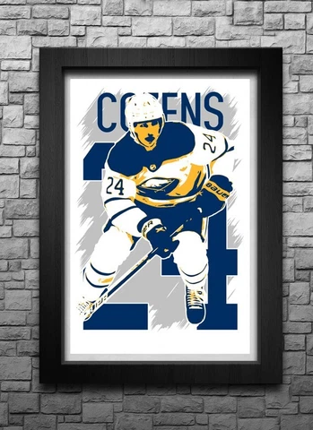 DYLAN COZENS art print/poster BUFFALO SABRES FREE S&H! JERSEY Cover
