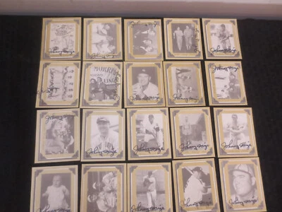 Johnny Mize Story Yankees 20 card Autograph set...All 20 cards Signed - Image 1 of 4