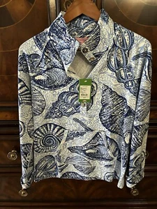 Pullover Top LILLY PULITZER Captain Popover CARCASAS RELLENAS Talla PEQUEÑA NUEVO CON ETIQUETAS - Imagen 1 de 6