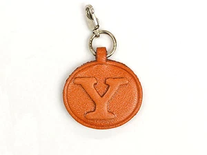 Alphabet/Initial Y Handmade Leather Keychain/Charm *VANCA* Made in Japan #26396 - Picture 1 of 11