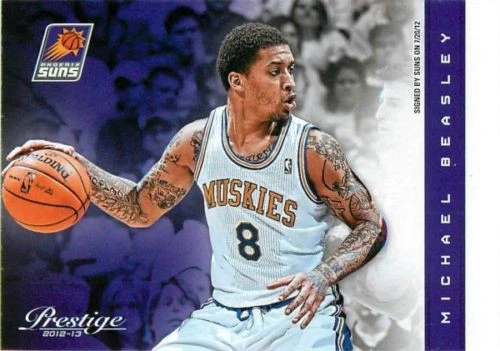 2012 13 Prestige #12 Michael Beasley Phoenix Suns NM NBA Trading Card - Image 1 of 1