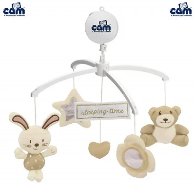CAM Giostrina per culla Cullami ANIMALETTI carillon elettrico 928 -nuovo-Italia - Immagine 1 di 2
