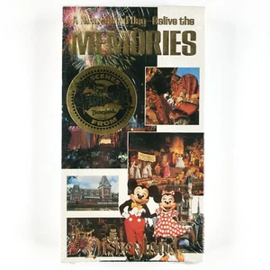 A Day At Disneyland - Sealed VHS - Relive the Memories 1990s Fantasmic Scenes - Picture 1 of 6