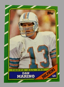 1986 Topps DAN MARINO NFL Football Trading Card #45 Miami Dolphins Hall OF Fame! - Picture 1 of 9