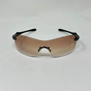 Oakley Dartboard Sunglasses Frame Only Rimless Shield Matte Black Scratched Lens - Picture 1 of 12