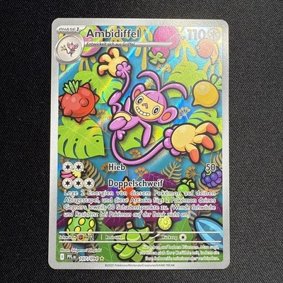 Pokemon Fatale Flammen, Ambidiffel (PFL 107/094) Illustration Rare, Deutsch NM! - Bild 1 von 4
