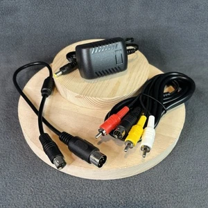 SEGA Genesis 32X Cables for Model 1 - Link Cable, Power Cord, & AV Cable - NEW - Picture 1 of 6