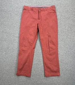 Peter Millar Pants Mens 36x30 Pink Ultimate Sateen 5 Pocket Golf Stretch Chino - Picture 1 of 9