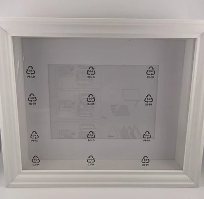 IKEA Vastanhed White Shadow Box 20x25 cm Picture Deep Frame 7 3/4” x 9 3/4” New - Image 1 of 4