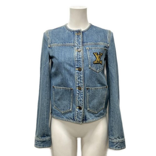 LOUIS VUITTON（LV） Giacca leggera donna blu chiaro originale LOUIS VUITTON RW252WW GOW FTJA25