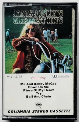 JANIS JOPLIN - JANIS JOPLIN'S GREATEST HITS CASSETTE (COLUMBIA) PCT 32168 - Image 1 of 4