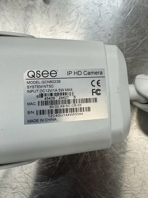 Q-See Freedom QCN8023B 1080p 3MP HD IP Bullet Security Camera - Image 1 of 4